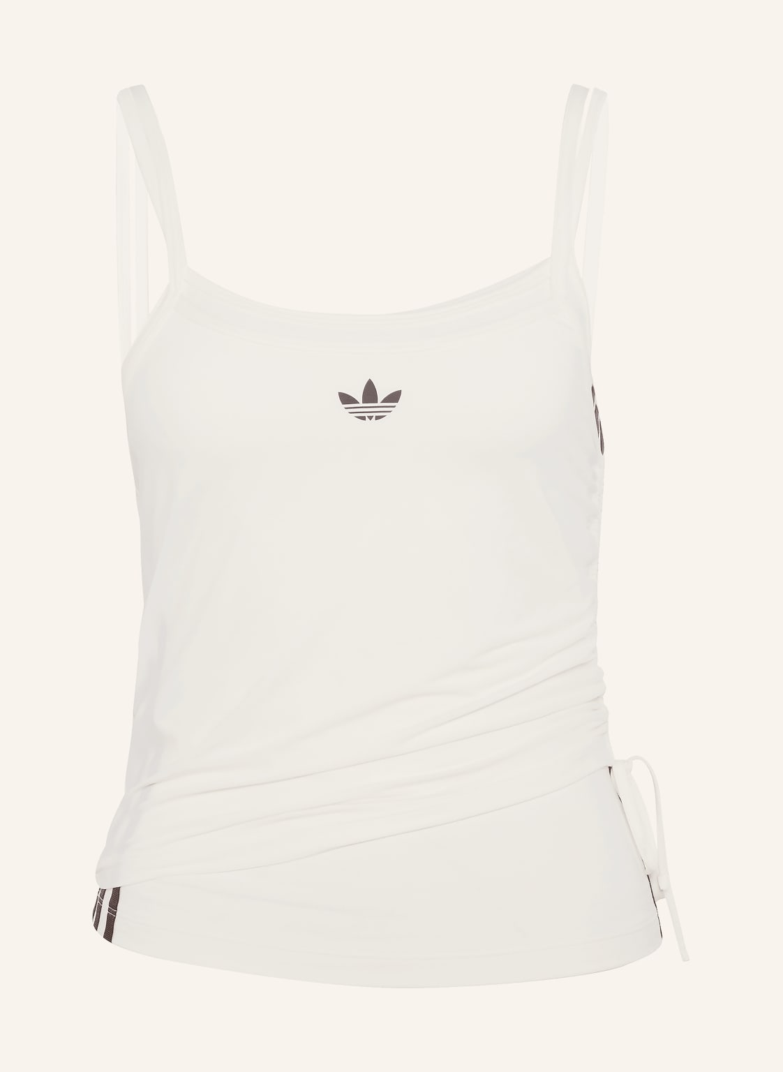 Adidas Originals Top Double Layered Z Mieszanki Materiałów weiss