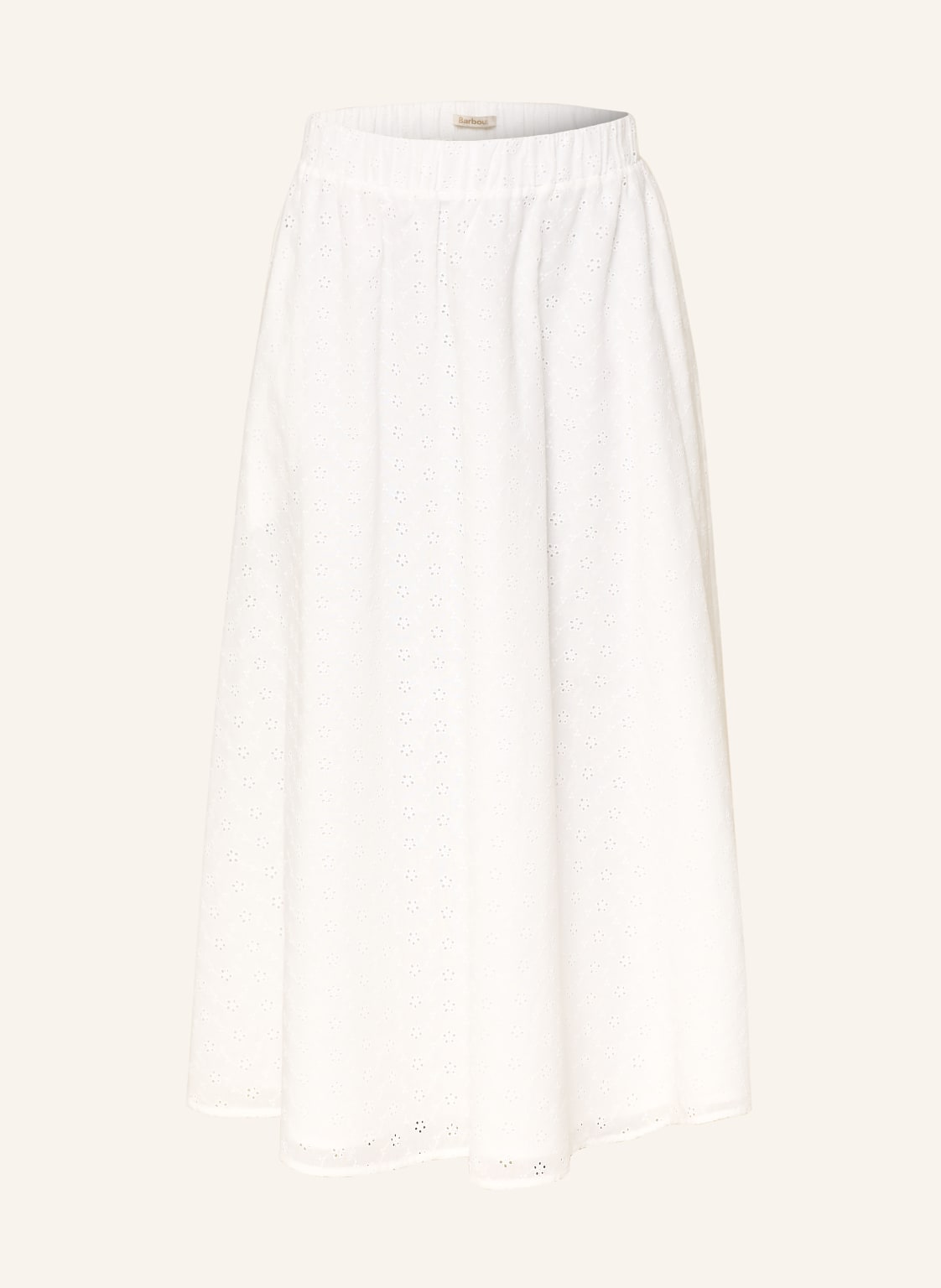 Barbour Spódnica Melody Z Koronki Ażurowej weiss