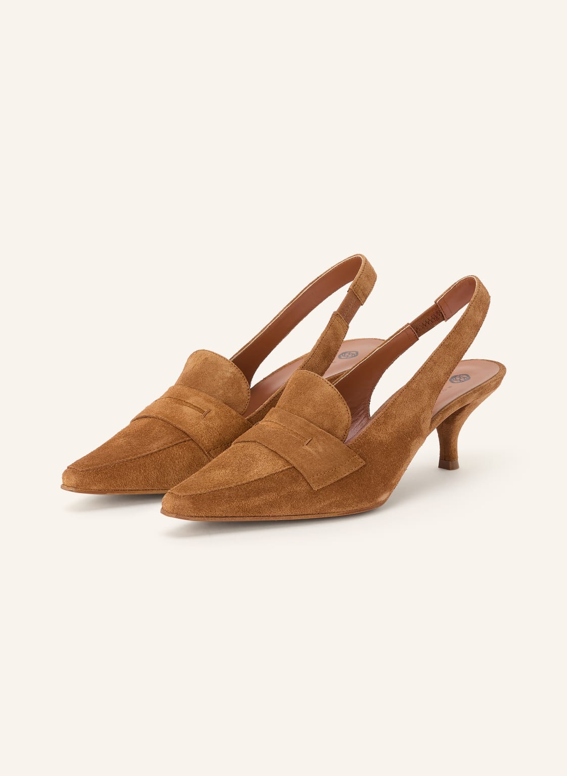 Roberto Festa Slingpumps Artemide braun