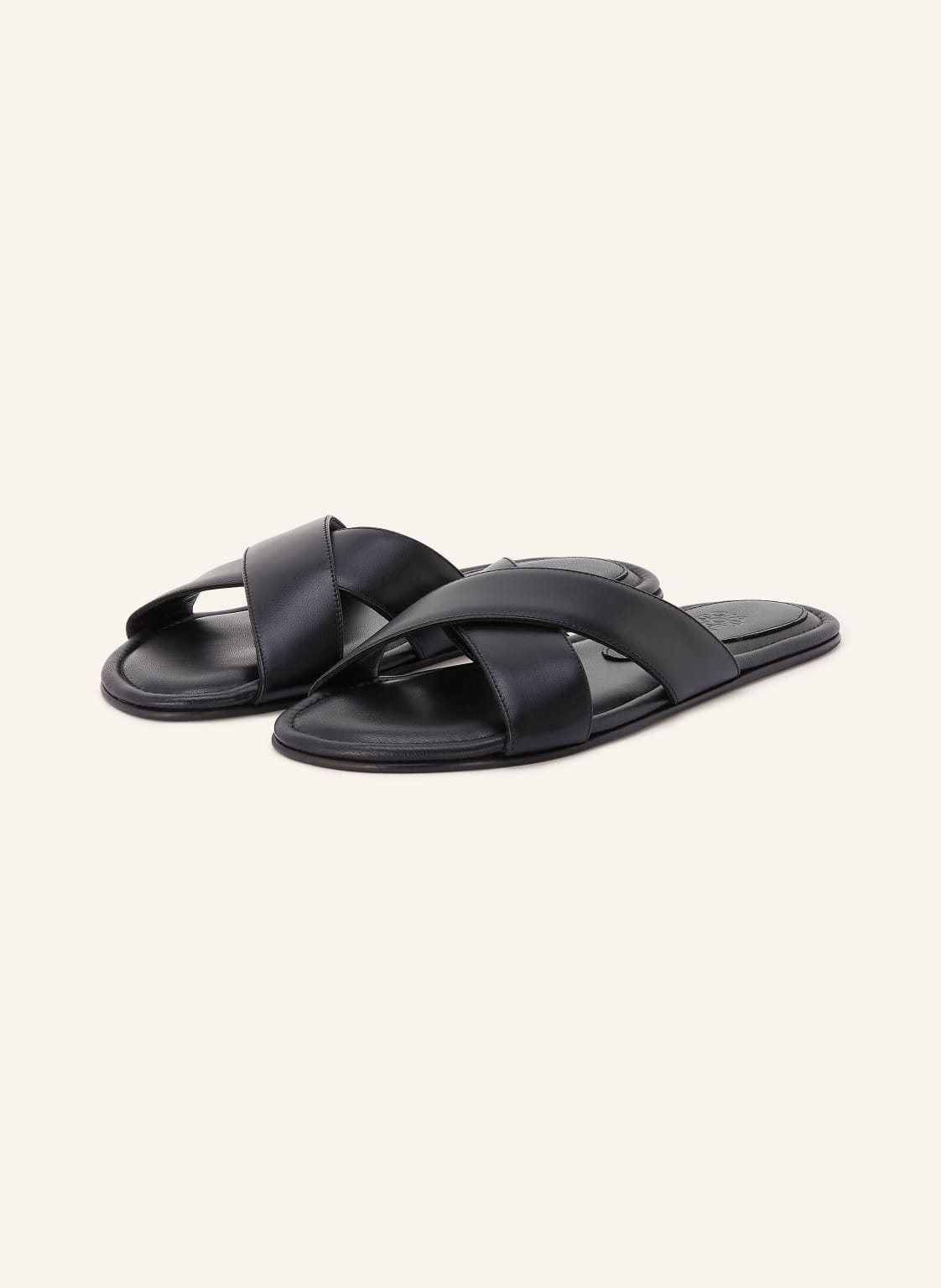 Gia Borghini Klapki Hina schwarz