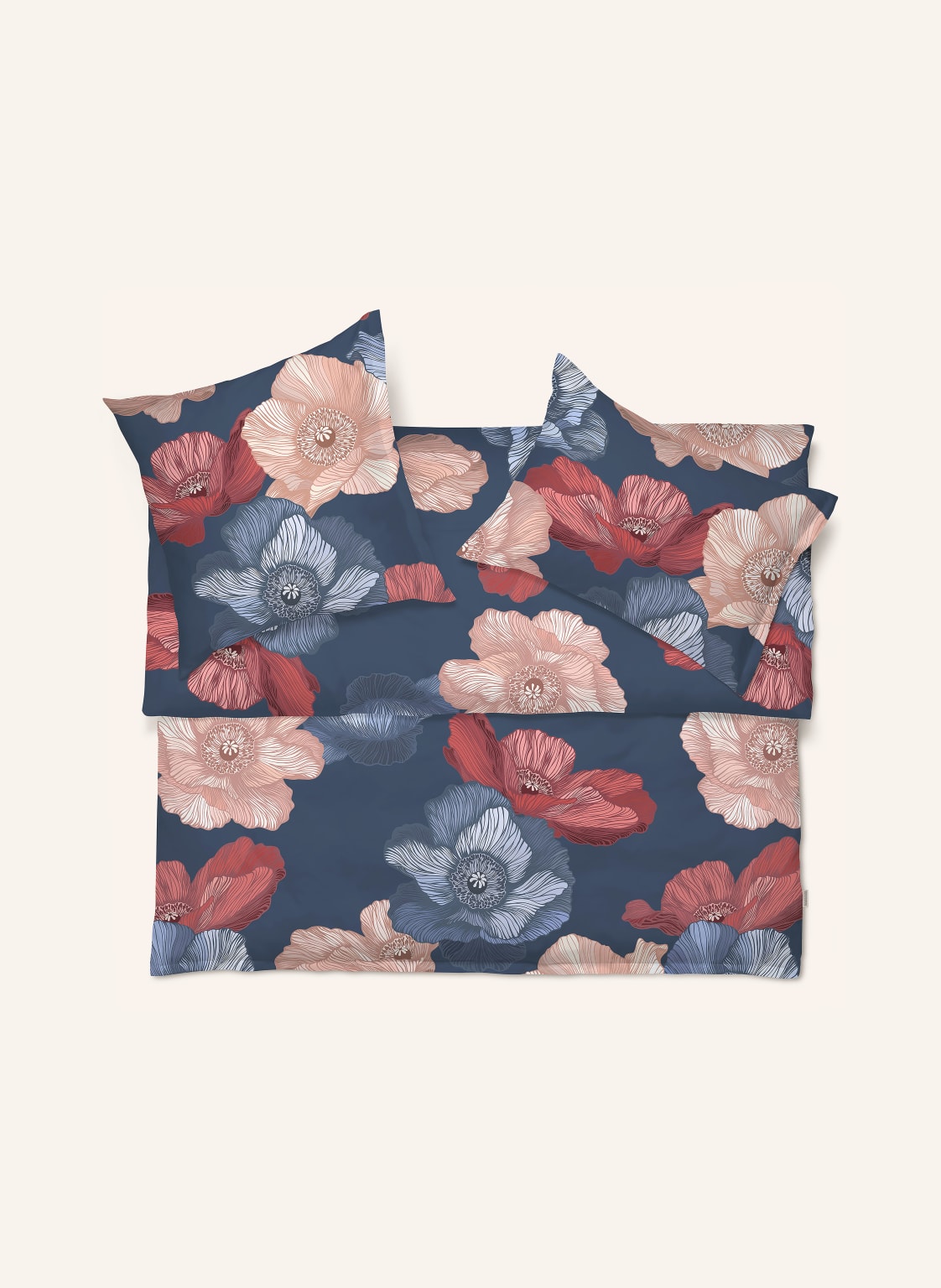 Schlossberg Poszewka Na Kołdrę Mona blau