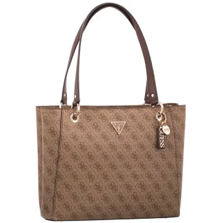 Torebka Noelle II Tote HWBG96 72250 LGW Latte Logo/Brown (GU870-a) Guess