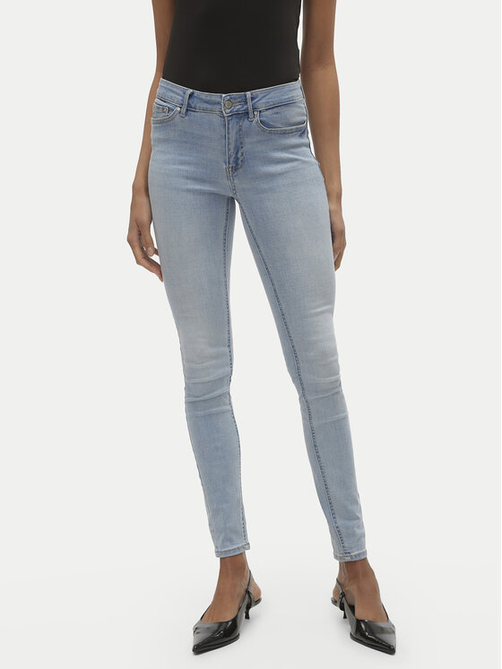 Vero Moda Jeansy Flash 10300174 Niebieski Skinny Fit