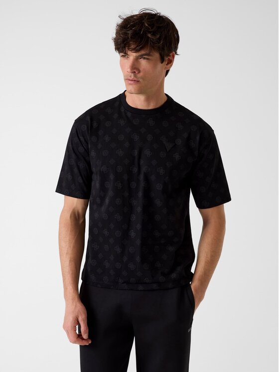 Guess T-Shirt 181498 Czarny Classic Fit