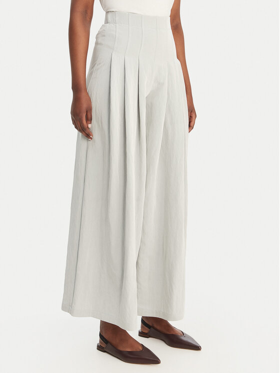 Eleh Spodnie palazzo SS260093 Błękitny Wide Leg