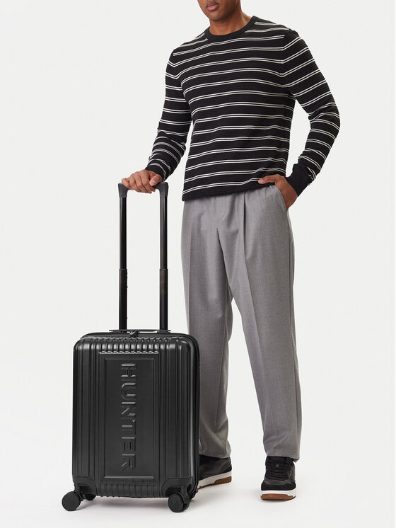 Hunter Walizka kabinowa CEO-HUNTER-S-001-08-BLACK Czarny