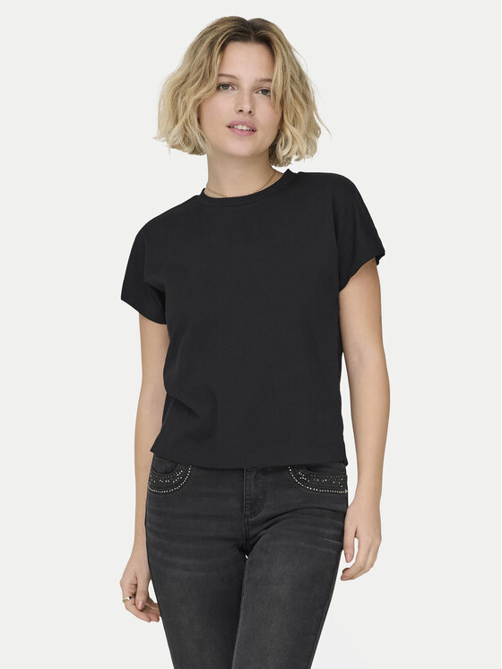 ONLY T-Shirt Erica 15308926 Czarny Oversize