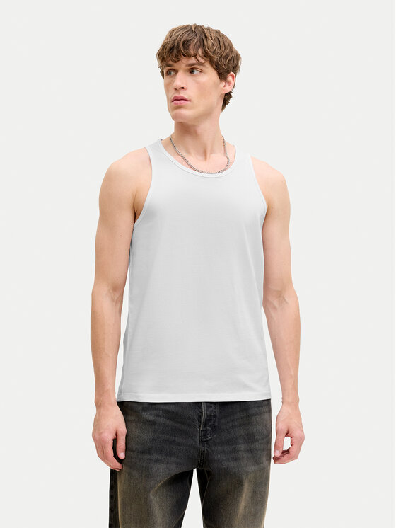 Jack & Jones Komplet tank topów Organic 12297688 Czarny Regular Fit