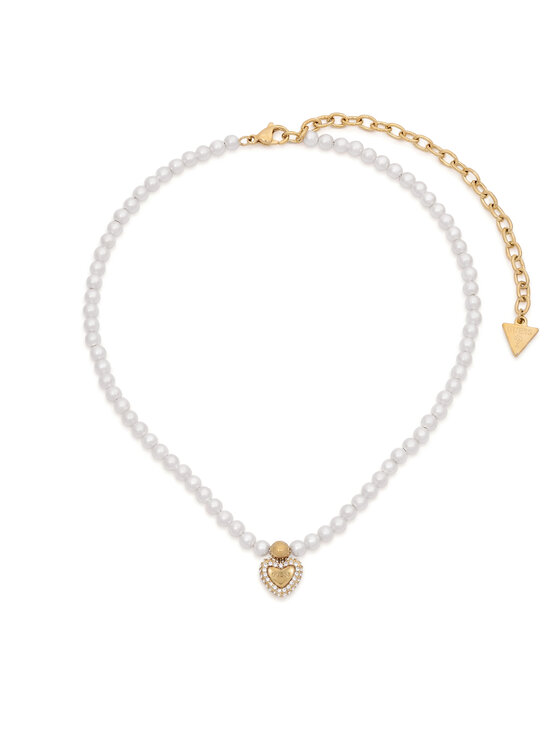 Guess Naszyjnik JUBN06 090JW Biały