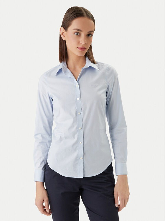 Gant Koszula 4300486 Błękitny