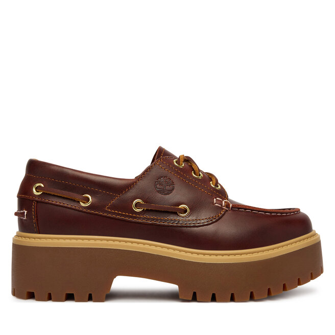 Loafersy Timberland Stone Street Boat TB0A2QDMD571 Brązowy