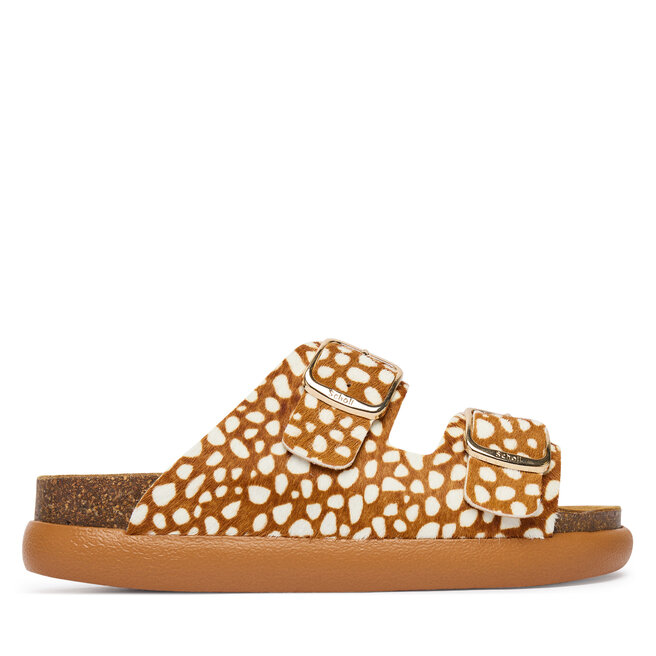 Klapki Scholl Noelle Chunky F01220 Brązowy