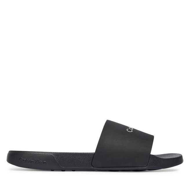 Klapki Calvin Klein Ess Slide Monobrand Cv HM0HM02107 Czarny