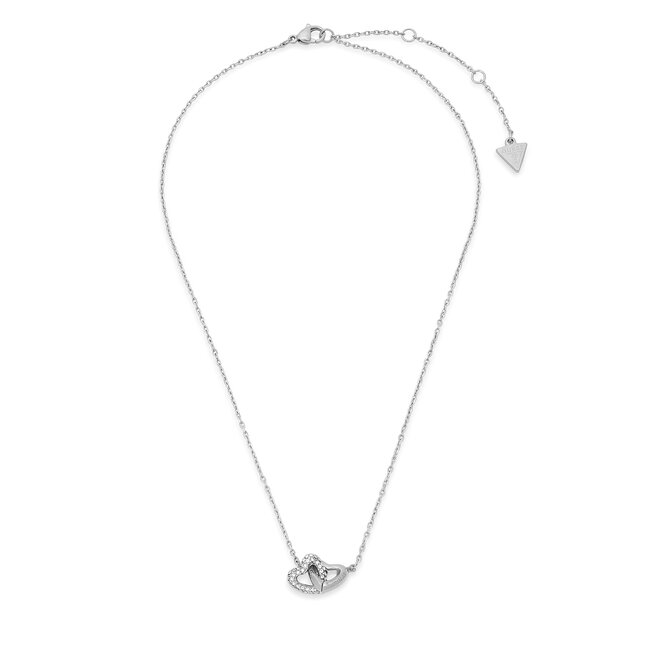 Naszyjnik Guess JUBN06 013JW Srebrny