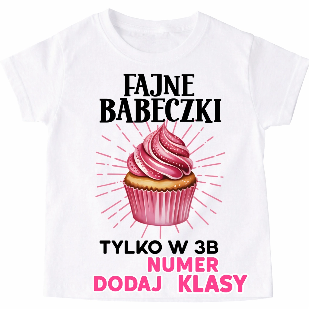 Koszulki dla koleżanek z klasy na Dzień kobiet z numer klasy