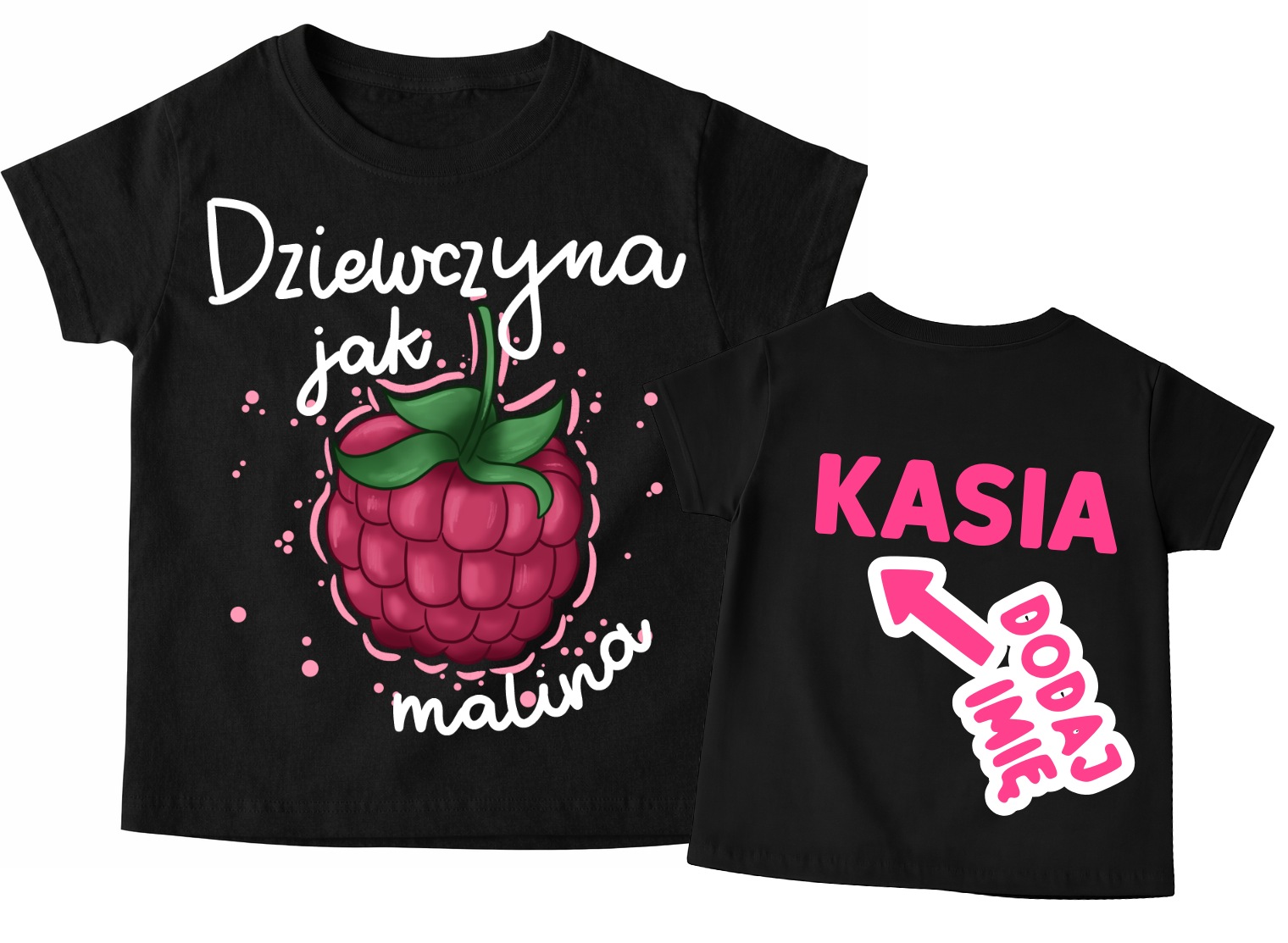 Koszulka dla dziewczynki na prezent z imieniem