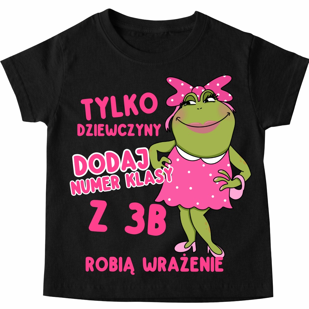 Koszulki dla koleżanek z klasy na Dzień kobiet z numer klasy