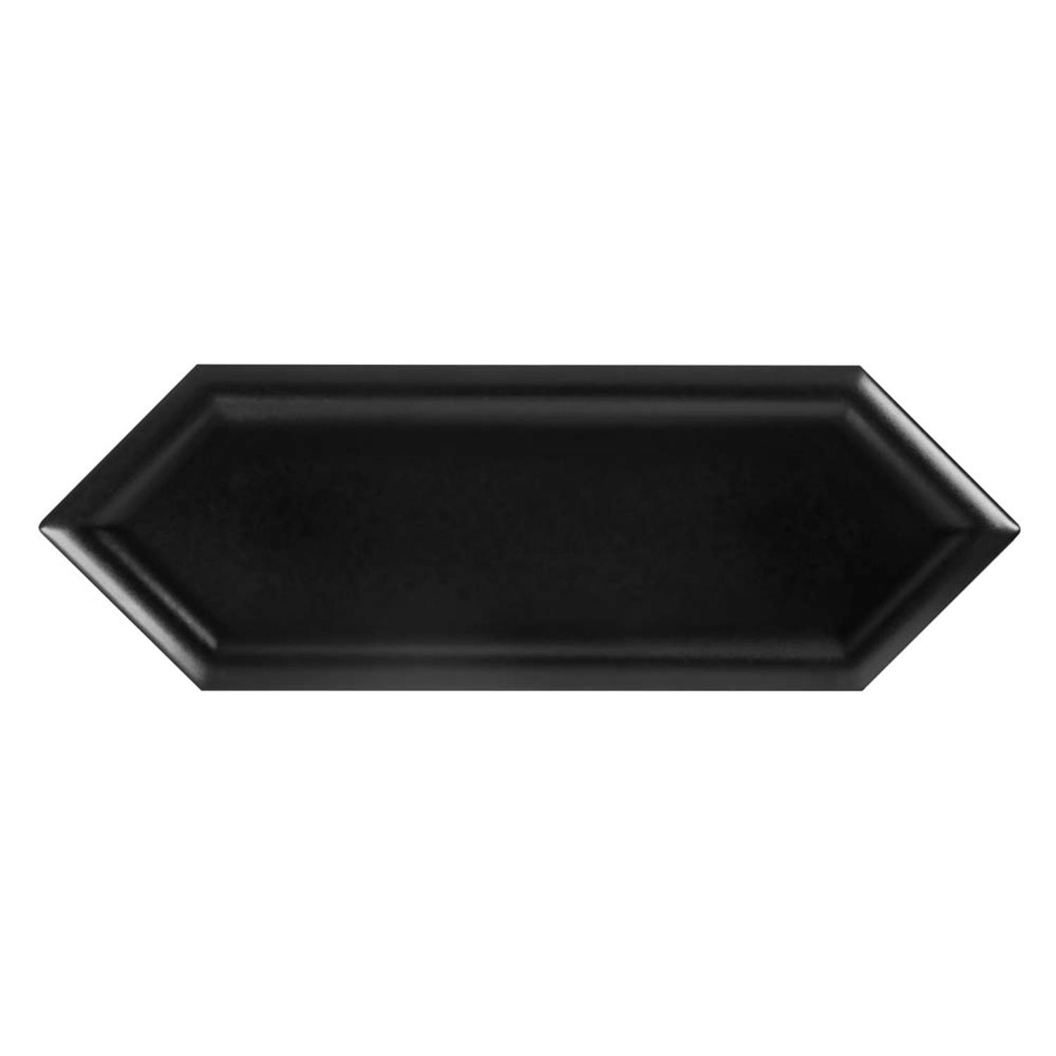 Dunin Kształtka Tritone Black Matt Wklęsła 7,6 x 22,8 cm