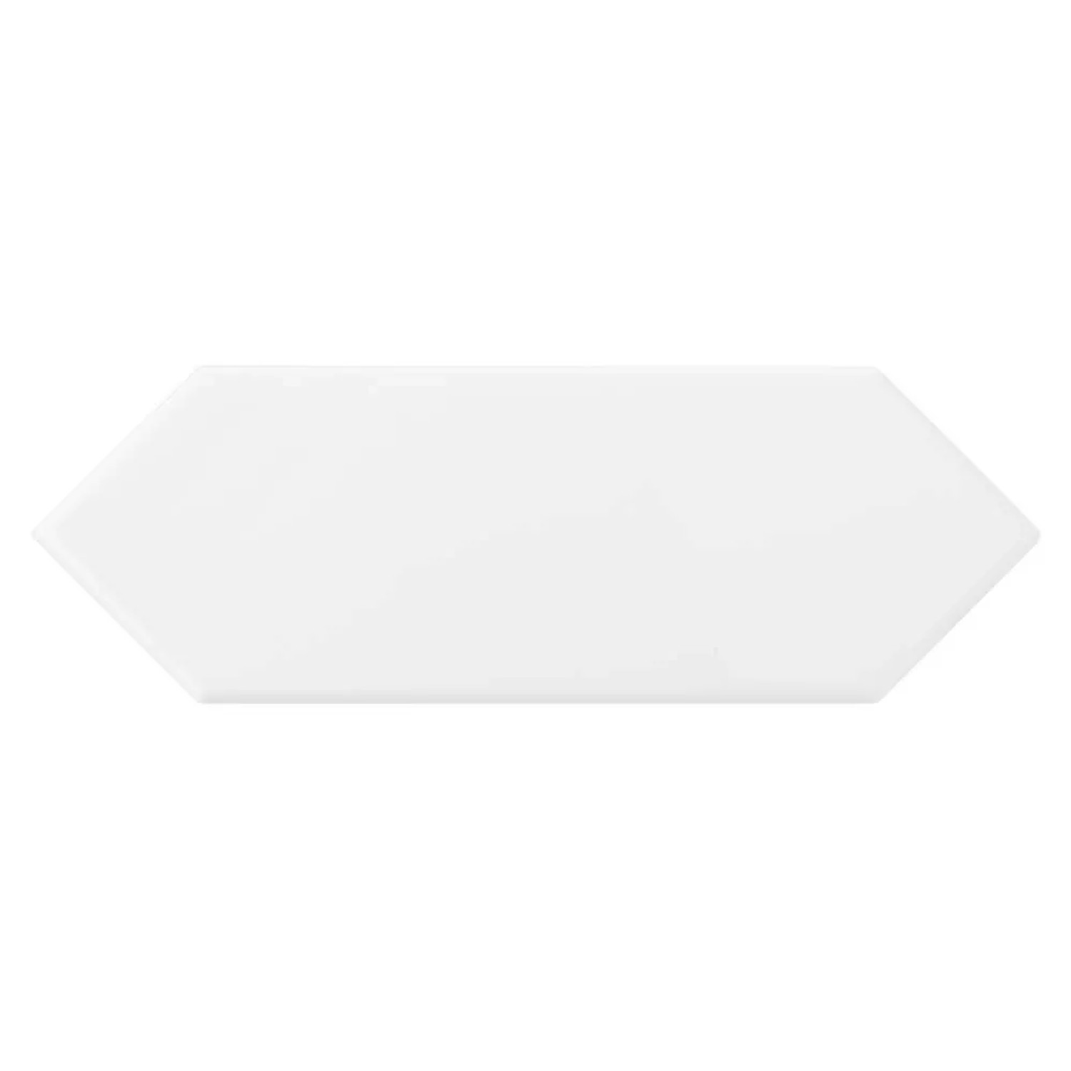 Dunin Kształtka Tritone White, Płaska 7,6 x 22,8 cm