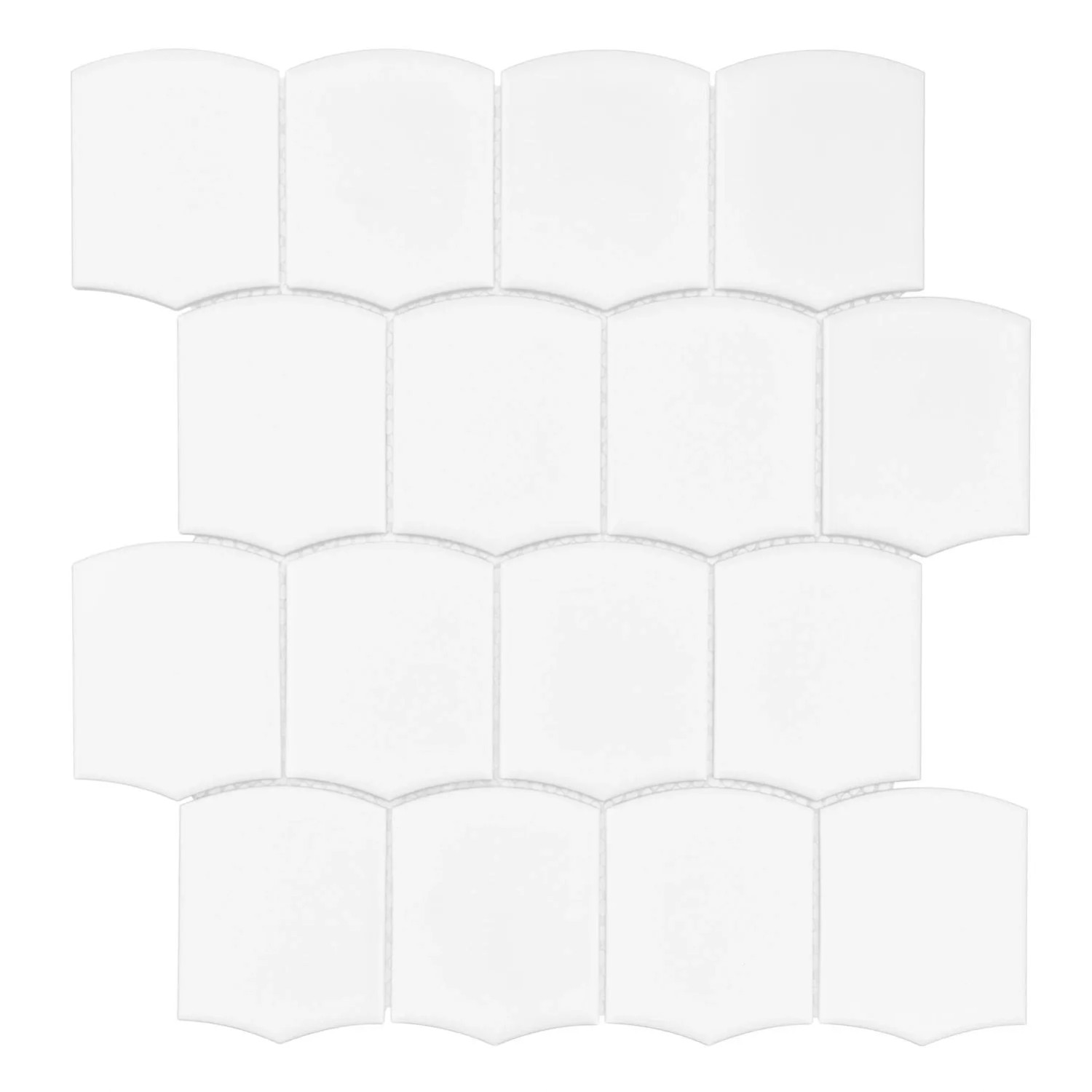 Dunin Mozaika Arcado white 25,6 x 29,2 cm