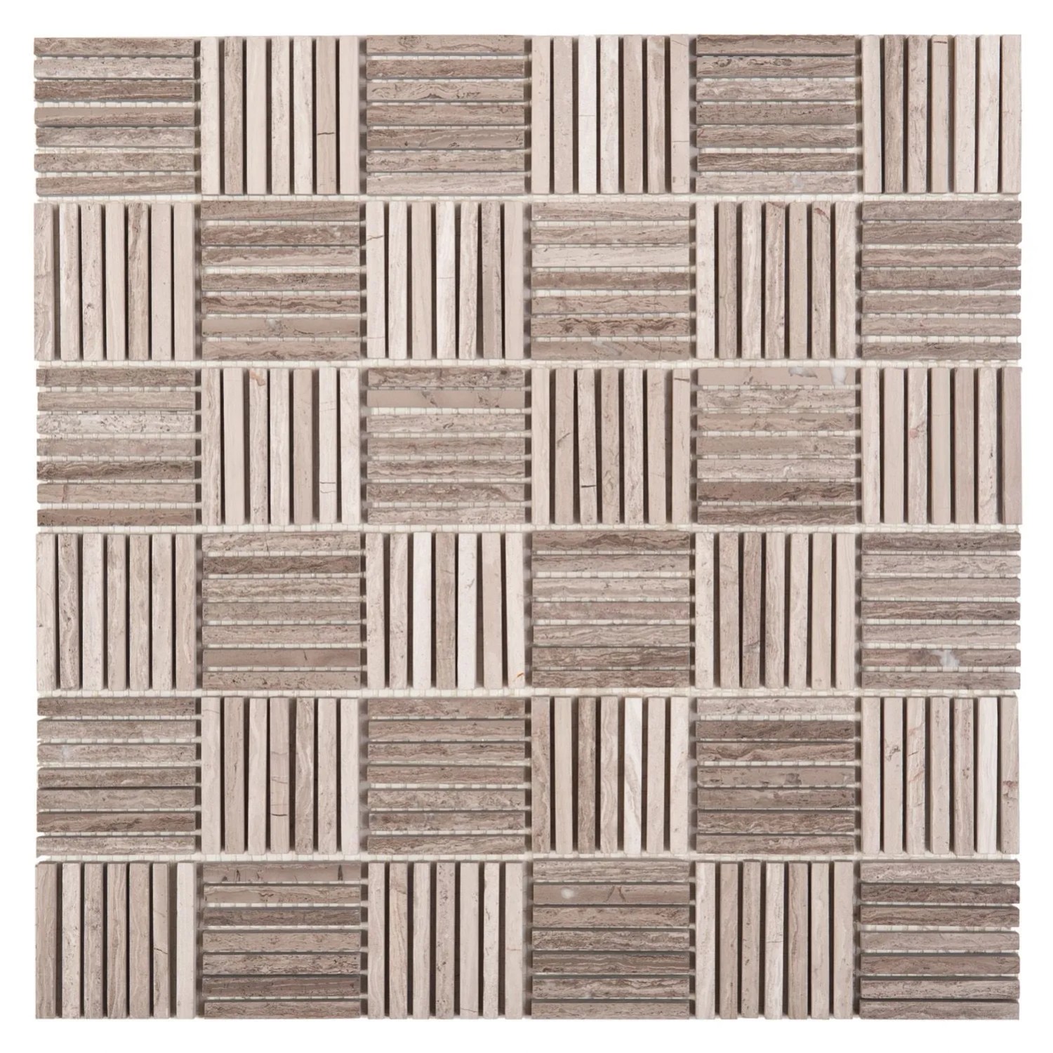 Dunin Mozaika Woodstone grey Tatami 30,5 x 30,5 cm
