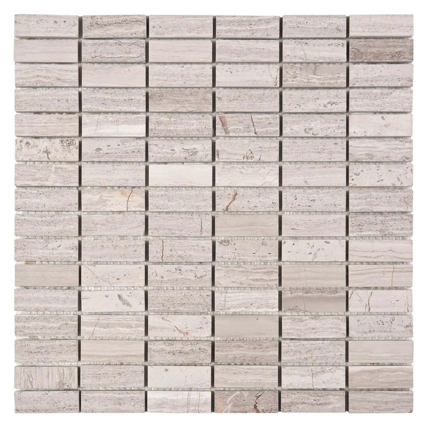 Dunin Mozaika Woodstone grey block 30,5 x 30,5 cm