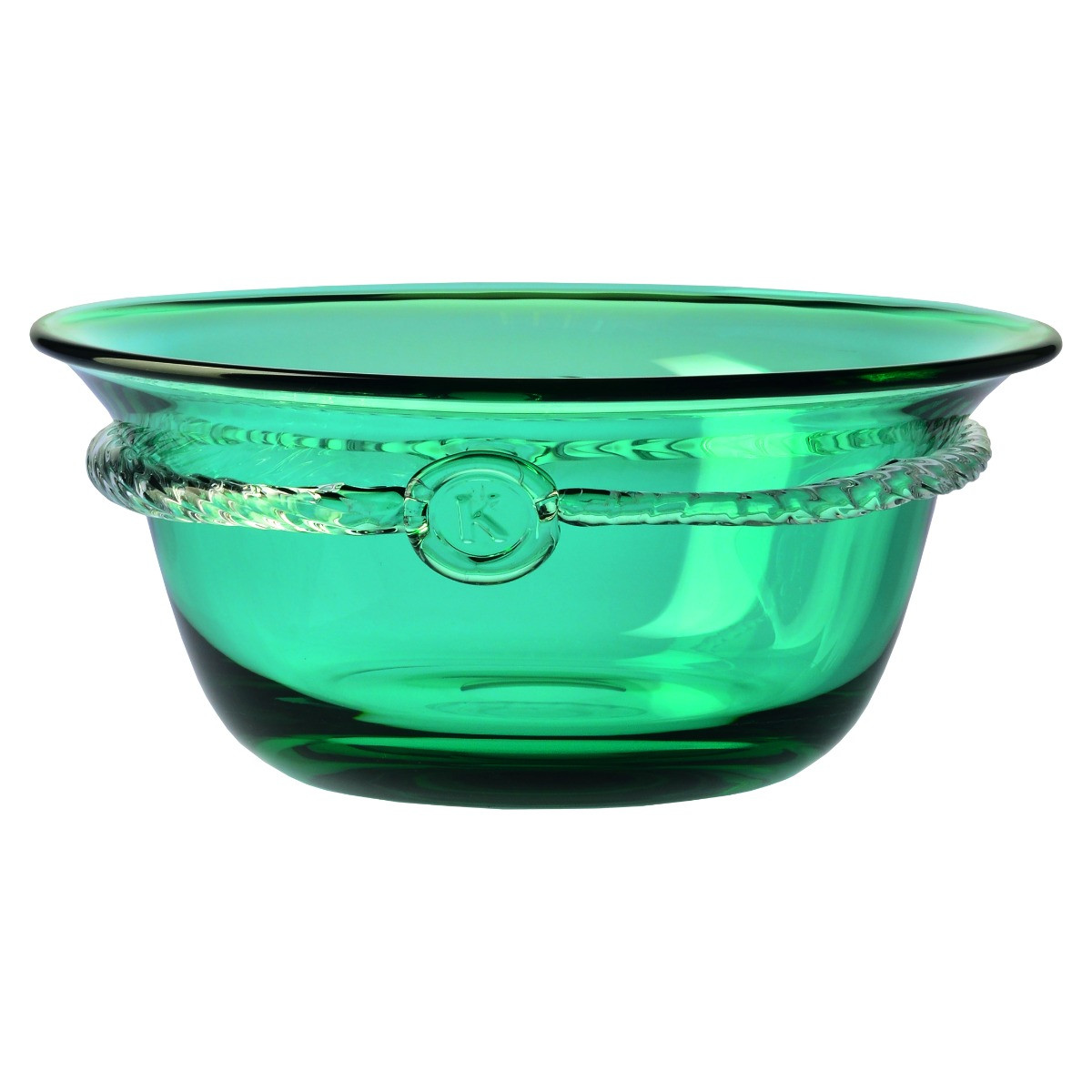 Kryształowa salaterka HERITAGE Szmaragd 25 cm