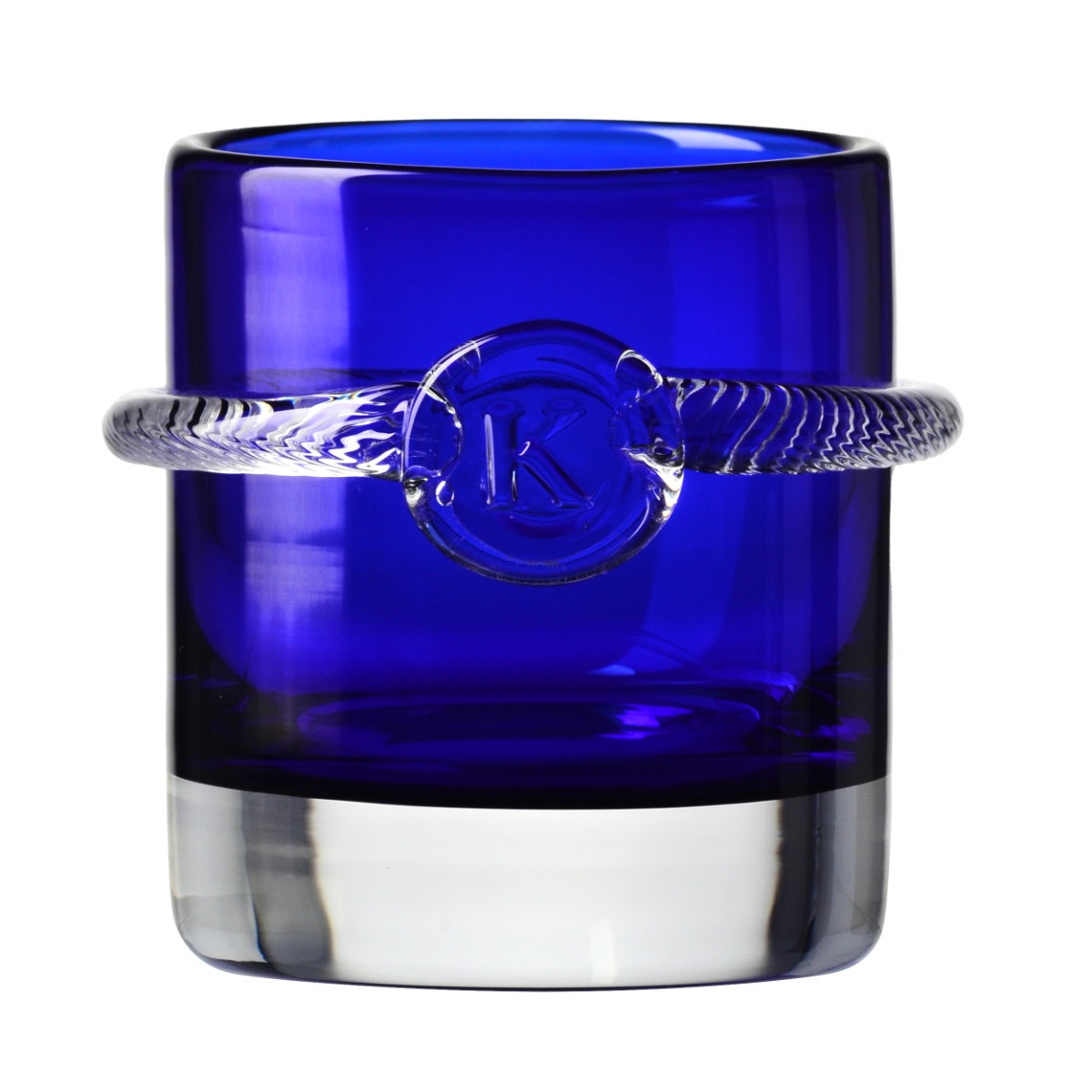 Niskie kryształowe szklanki HERITAGE Kobalt