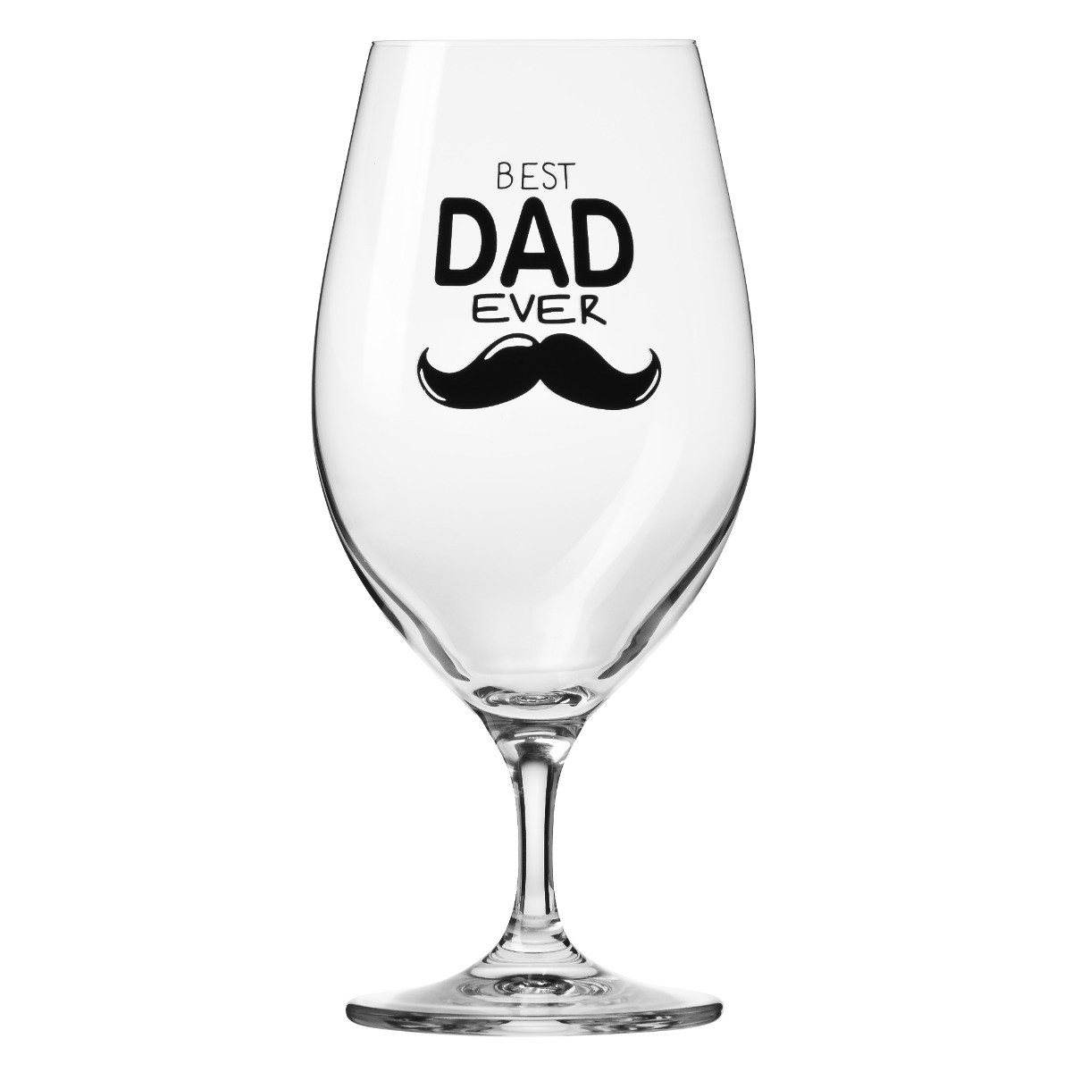 Pokal do piwa z dedykacją dla taty BEST DAD EVER 400 ml