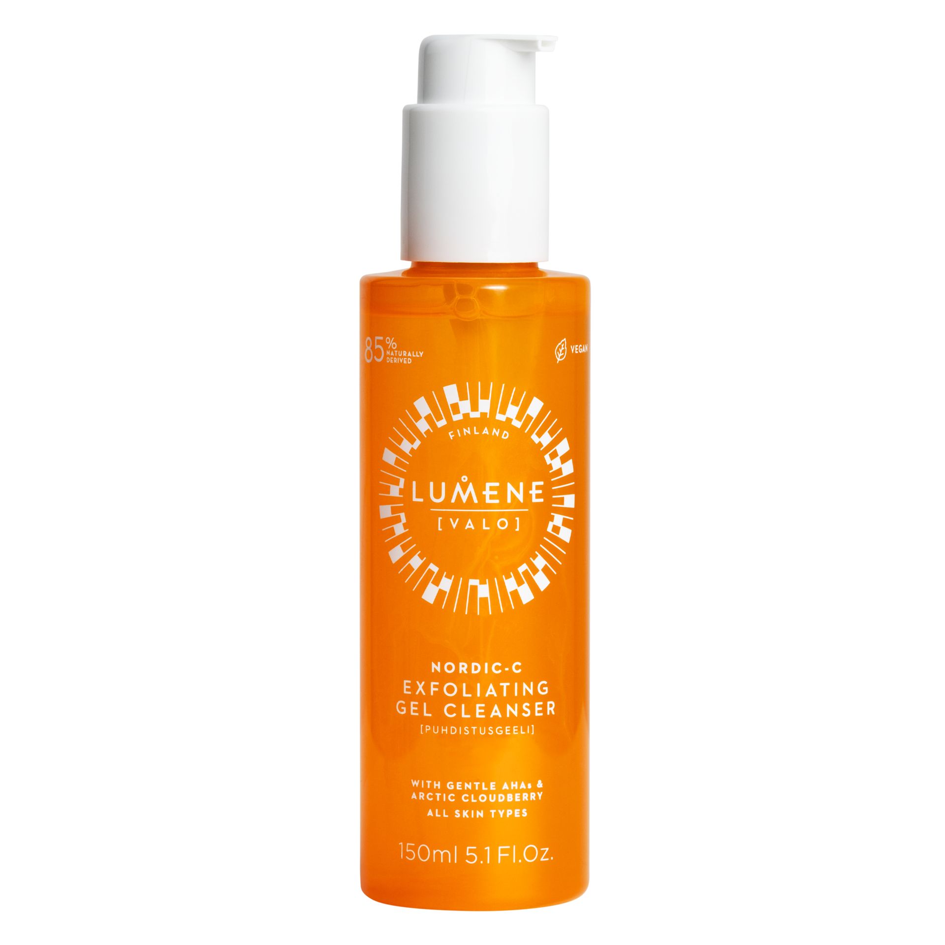 LUMENE NORDIC C [VALO] Żel Myjący do Twarzy o Działaniu Złuszczającym 150ml