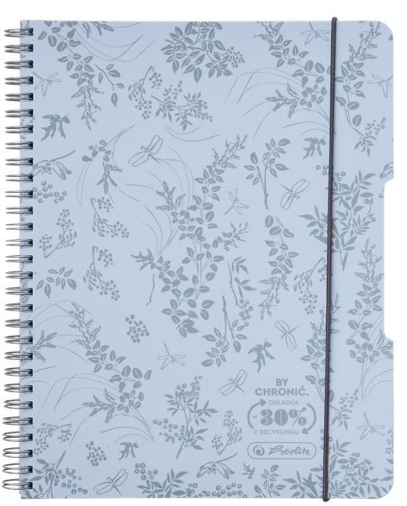 Herlitz Kołozeszyt A580k kratka Pastel błękitny (4szt) - zeszyt