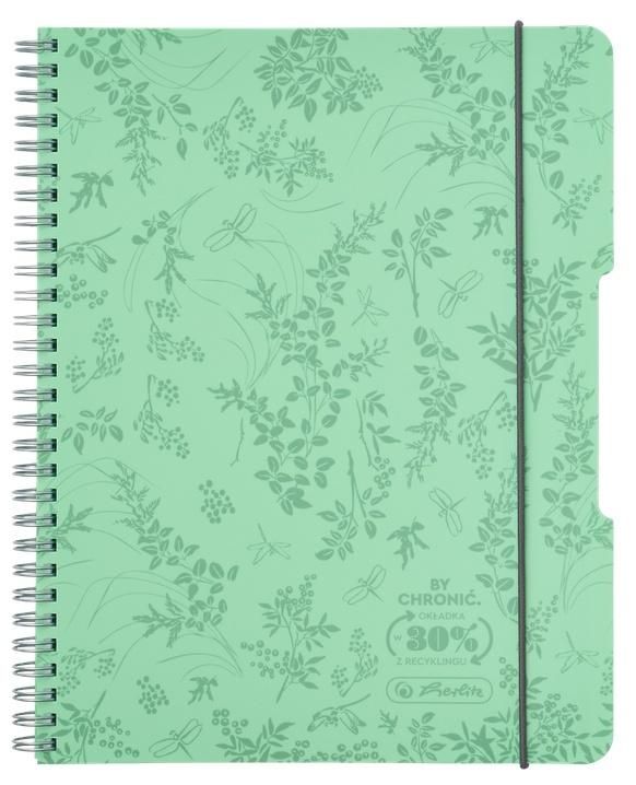 Herlitz Kołozeszyt A580k kratka Pastel miętowy (4szt) - zeszyt