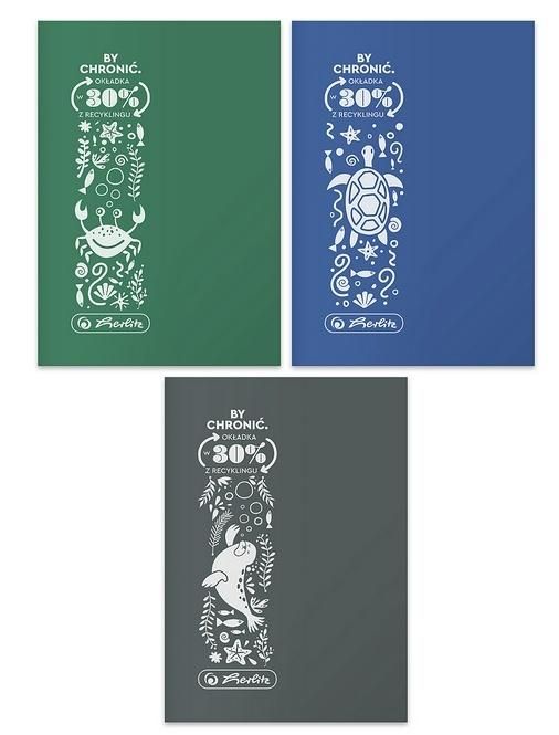 Herlitz Zeszyt A532k kratka Ocean Mix (5szt) - zeszyt