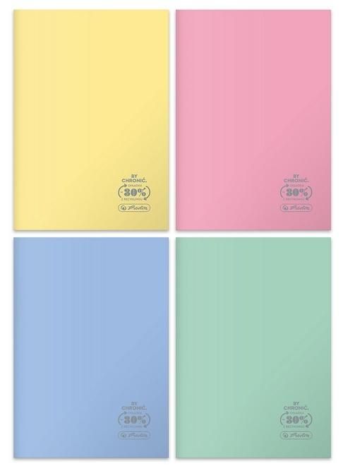 Herlitz Zeszyt A560k kratka Pastels Mix (5szt) - zeszyt