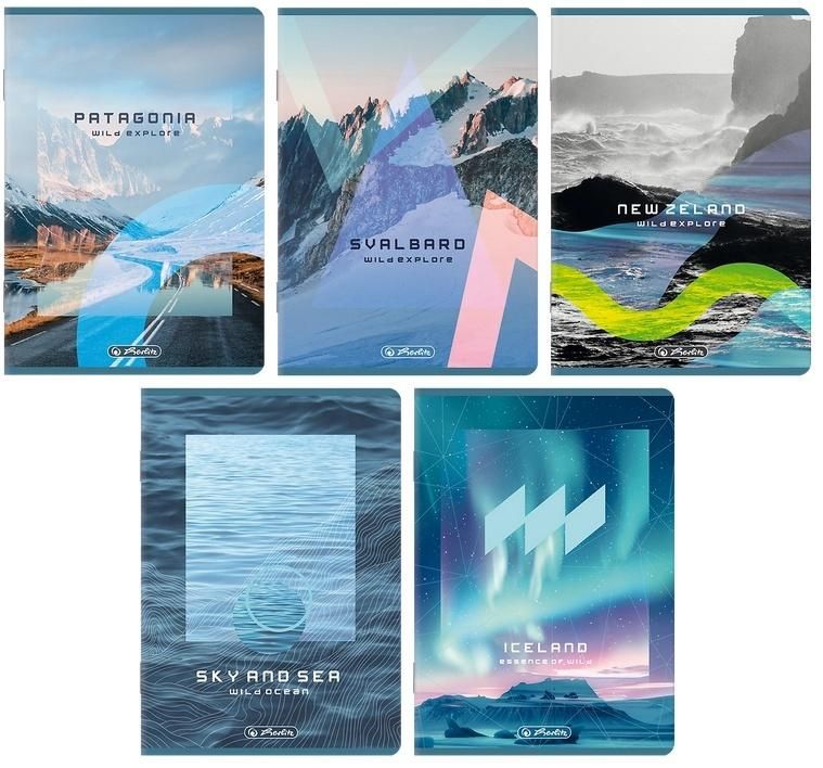 Zeszyt A560k linia Solarpunk (10szt) Herlitz - zeszyt