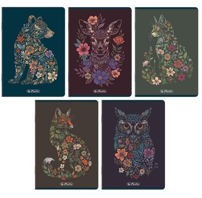 Zeszyt A580k linia Florimals (5szt) Herlitz - zeszyt