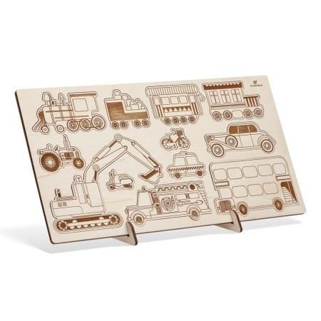Puzzle drewniane - Wszystko do jazdy Sounds Wood - puzzle
