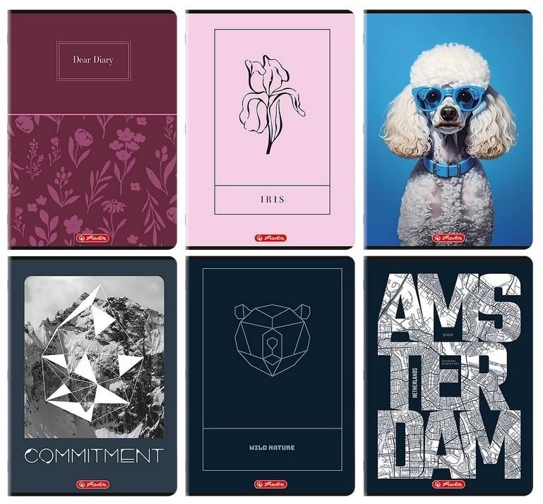 Zeszyt A480k kratka mix (5szt) Herlitz - zeszyt