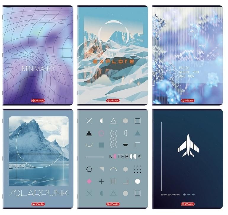 Zeszyt A496k kratka mix (5szt) Herlitz - zeszyt