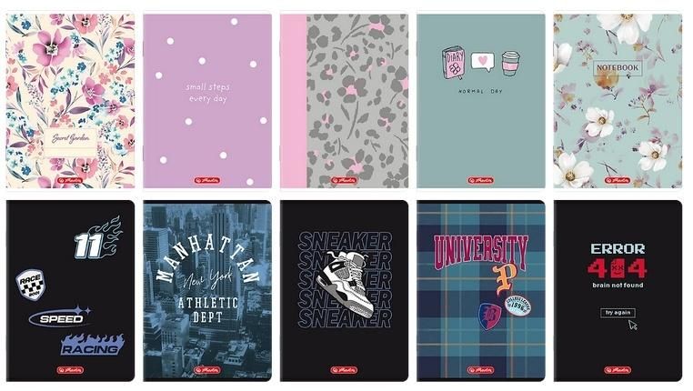 Zeszyt A560k kratka mix (10szt) Herlitz - zeszyt