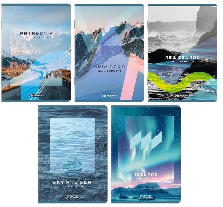 Zeszyt A532k kratka Solarpunk (10szt) Herlitz - zeszyt