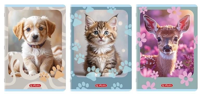 Zeszyt A432k kratka Animals (10szt) Herlitz - zeszyt