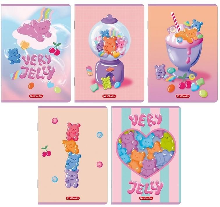 Zeszyt A532k kratka Jelly (10szt) Herlitz - zeszyt