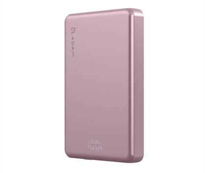 Adam Elements Slim 10 000 mAh 60W MagSafe USB-C do USB-C różowy