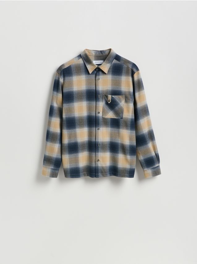 Reserved - Koszula comfort fit w kratę - wielobarwny