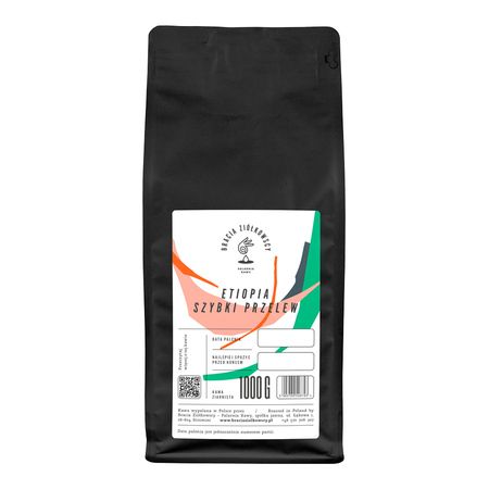 Bracia Ziółkowscy Kawa ziarnista Etiopia Szybki Przelew Filter 1 kg - kawa