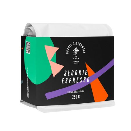 Bracia Ziółkowscy Kawa ziarnista Słodkie Espresso 250 g - kawa