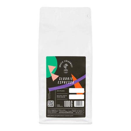 Bracia Ziółkowscy Kawa ziarnista Słodkie Espresso 1 kg - kawa