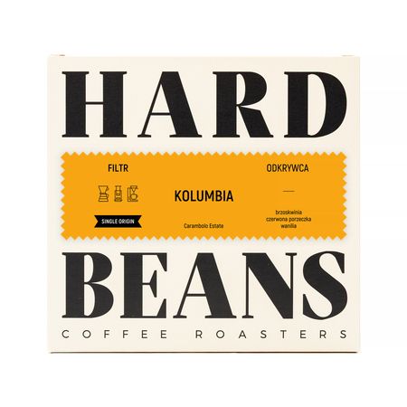 Hard Beans Kawa ziarnista Kolumbia Carambolo Estate Washed Filter 250 g - kawa