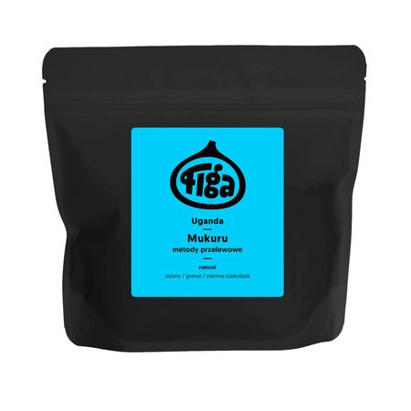 Figa Coffee Kawa ziarnista Uganda Mukuru Natural Filter 250 g - kawa